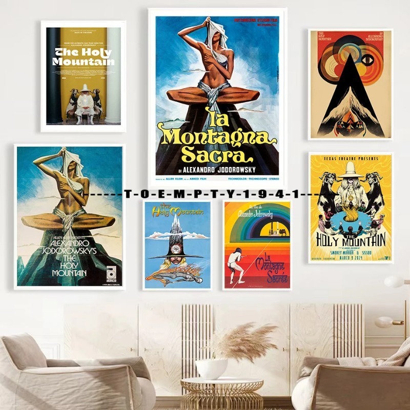 Home Cinema Ultimea - Plakat filmowy Holy Mountain Vintage okładki