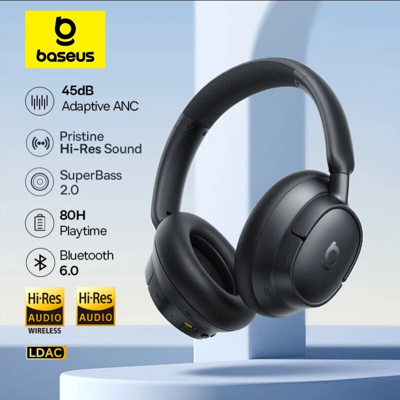 Home Cinema Headphones - Bezprzewodowe słuchawki Baseus EH10 NC ANC