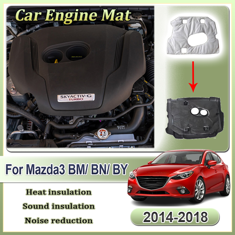 Noise Isolating Pad - Mata silnika samochodowego do Mazda3 Mazda