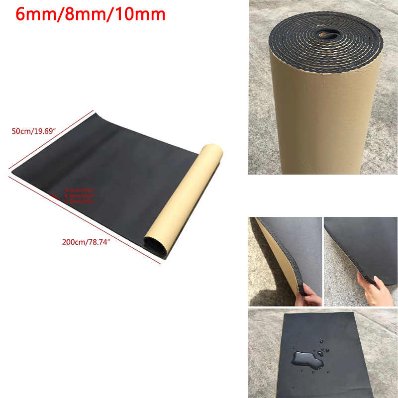 Noise Isolating Pad - 1 Rolka 200cmx50cm 6mm/8mm/10mm Samoprzylepne Arkusze