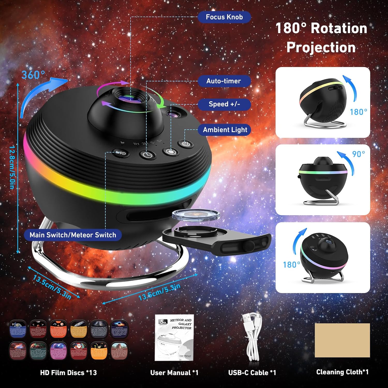 Lampa projekcyjna 4K Galaxy, 1 – Home Cinema Galaxy recenzja i cena