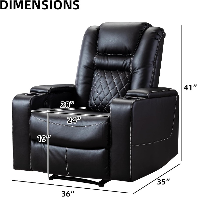 Elektryczny fotel rozkładany C – Home Cinema Couch recenzja i cena