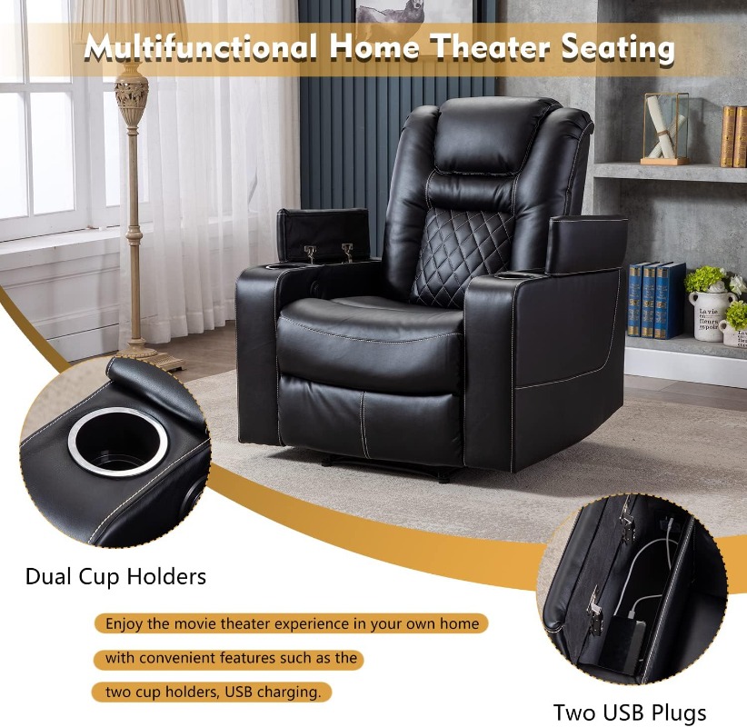 Elektryczny fotel rozkładany C – Home Cinema Couch recenzja i cena
