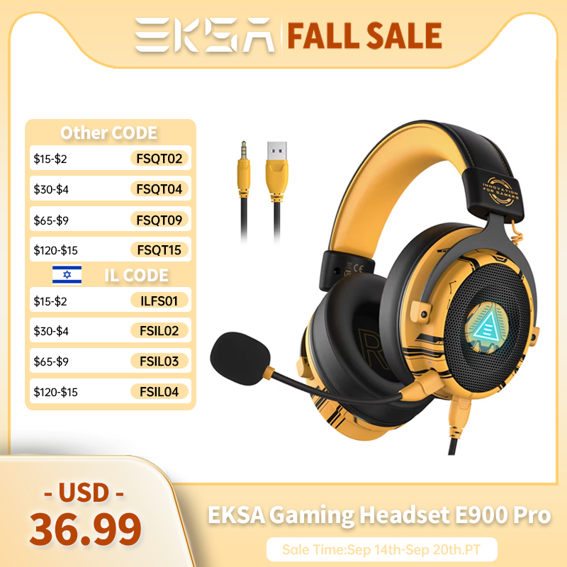 Słuchawki gamingowe EKSA E900  – Home Cinema Headphones recenzja i cena