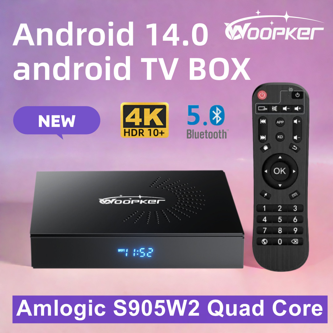 Woopker KW2 Android 14 TV Box  – Home Cinema Google recenzja i cena