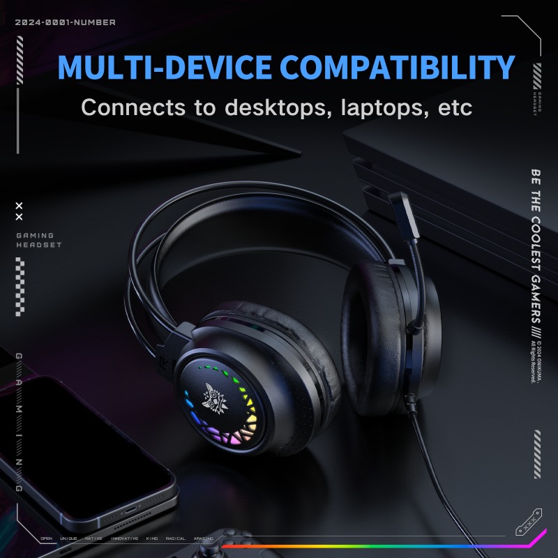 Słuchawki gamingowe ONIKUMA X9 – Home Cinema Headphones recenzja i cena