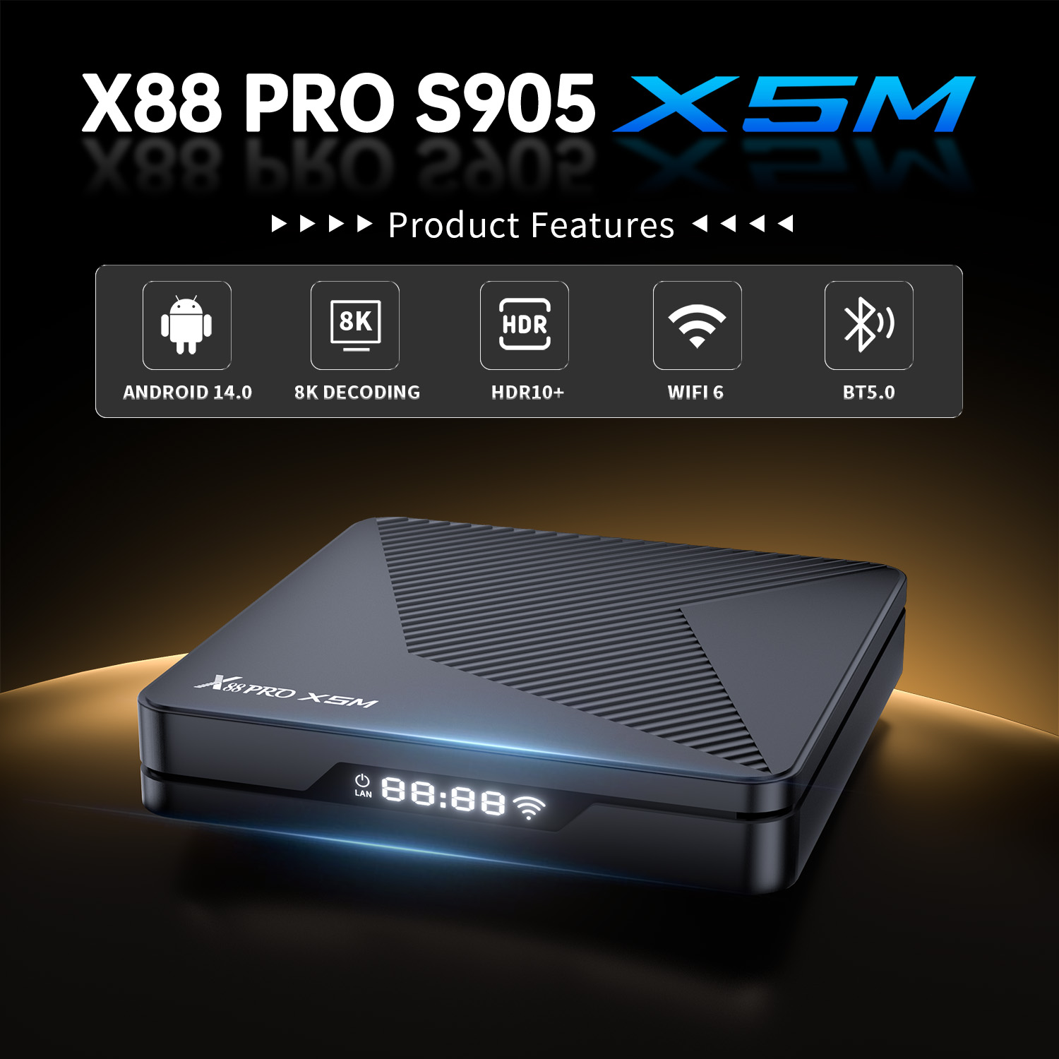 X88Pro X5M 8K Ultra HD AI-SR S – Home Cinema Google recenzja i cena