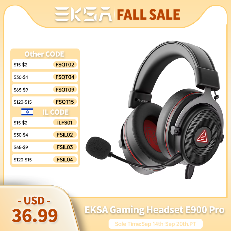 Słuchawki gamingowe EKSA E900  – Home Cinema Headphones recenzja i cena